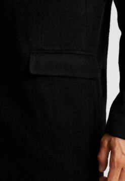 Pier One Klassischer Mantel - Black -Herrenbekleidungsgeschäft 028e03b31d4e49969839eb6f60af05ac