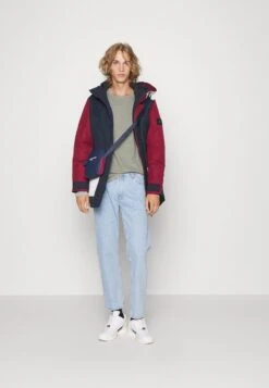 Herrenbekleidungsgeschäft 31 Pier One 5 PACK - Langarmshirt - Black/dark Blue/stone