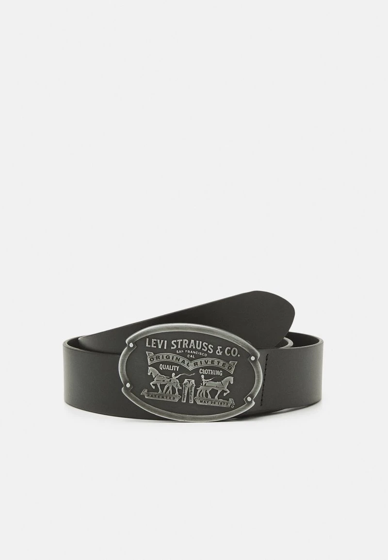 BILLY PLAQUE BELT - Gürtel - Regular Black 1 BILLY PLAQUE BELT - Gürtel - Regular Black