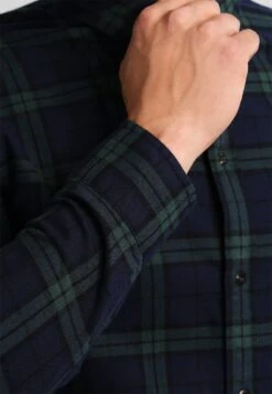 Pier One Hemd - Green / Blue -Herrenbekleidungsgeschäft 1d4943960e8d4fe294723e59d14e7516