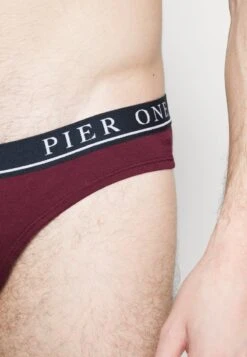 Pier One BRANDED WAISTBAND BRIEFS 3 PACK - Slip - Dark Blue /green/bordeaux -Herrenbekleidungsgeschäft 208437927cd54529b2ae47a824e20a21
