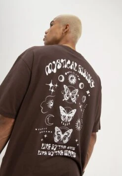 YOURTURN UNISEX - T-Shirt Print - Brown -Herrenbekleidungsgeschäft 21d7423da5f447dea09e51e16fe2ccf6