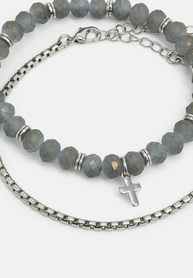 Pier One 2 PACK - Armband - Silver-coloured 3 Pier One 2 PACK - Armband - Silver-coloured – Bild 3