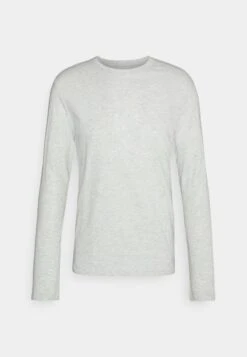 Pier One 7 PACK - Langarmshirt - Mottled Light Grey/white/mottled Dark Grey -Herrenbekleidungsgeschäft 31875945b966486087c321398a091597