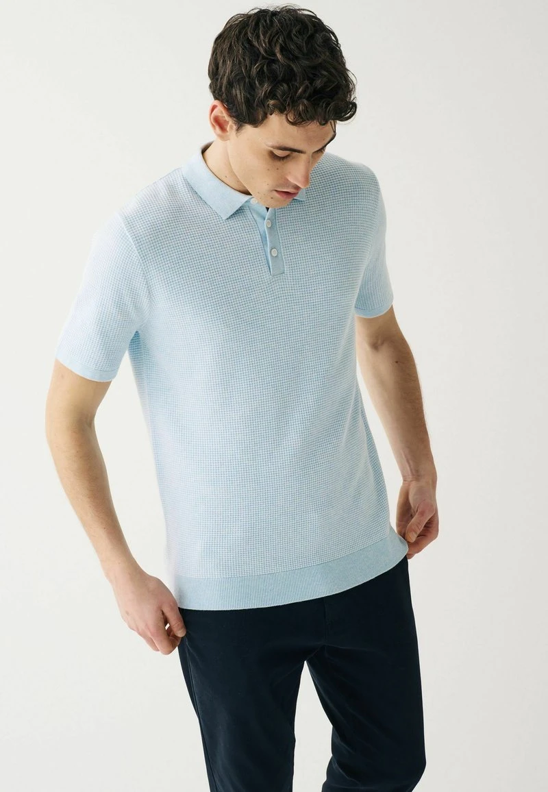 Next TEXTURED STANDARD - Poloshirt - Blue 1 Next TEXTURED STANDARD - Poloshirt - Blue