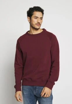 Pier One 2 PACK - Sweatshirt - Dark Blue/bordeaux -Herrenbekleidungsgeschäft 510407879ee34a6abd753a7b8d709b1b