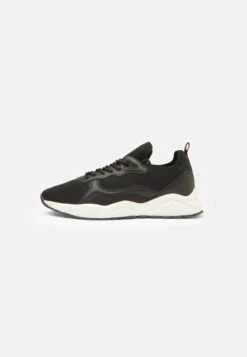 Pier One UNISEX - Sneaker Low - Black/white