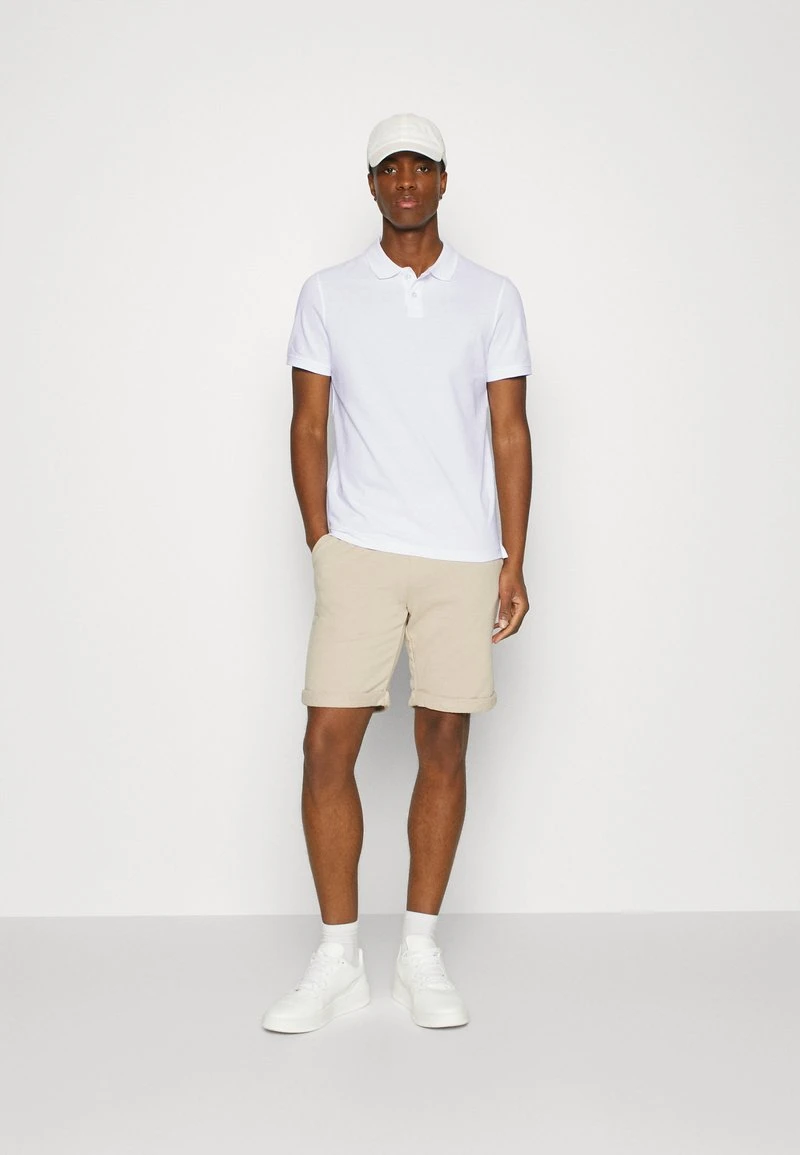 Pier One 3 PACK - Poloshirt - Bordeaux/white/dark Blue 1 Pier One 3 PACK - Poloshirt - Bordeaux/white/dark Blue