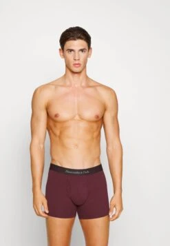 Abercrombie & Fitch HOLIDAY CONTRAST 5 PACK - Panties - Green/red Burg/grey Black