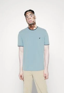 Herrenbekleidungsgeschäft 27 Pier One T-Shirt Basic - Light Blue