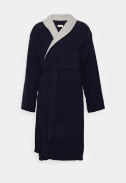 Pier One SHAWL TOWEL BATHROBE - Bademantel - Dark Blue -Herrenbekleidungsgeschäft 67f610d064e84b5daaa9a12f82d45b4b