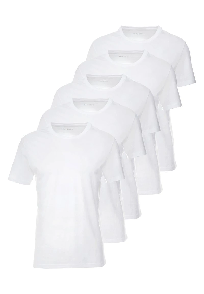 Pier One T-Shirt Basic - White 1 Pier One T-Shirt Basic - White