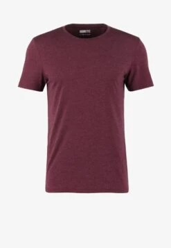 Pier One T-Shirt Basic - Bordeaux Melange -Herrenbekleidungsgeschäft 70d93fbfbfcb418dbb72dc1b82e9413f