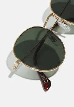 Pier One UNISEX - Sonnenbrille - Gold-coloured/green -Herrenbekleidungsgeschäft 757cc522f0d64d40943756228eeb0e2f