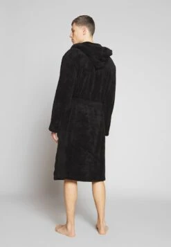 Pier One Bademantel - Black -Herrenbekleidungsgeschäft 75a98de977234435b0a886383a91af9e