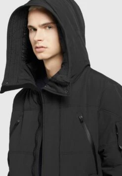 Khujo CLOYD - Wintermantel - Schwarz -Herrenbekleidungsgeschäft 76ae1b3c27124d89b1f60317901065a3