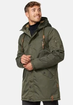 Indicode Jeans BARDSLEY - Wintermantel - Forest -Herrenbekleidungsgeschäft 8025b6bab5b643808a4f9691a77ace74