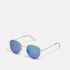 Pier One UNISEX - Sonnenbrille - Gold-coloured/blue