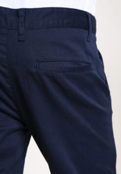 Pier One SLIM FIT CHINO - Chino - Dark Blue -Herrenbekleidungsgeschäft 87f77f60c54e446dbcde35fa0b5a2ae9