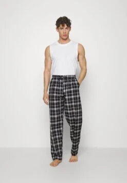 Herrenbekleidungsgeschäft 33 Pier One 2 PACK - Nachtwäsche Hose - Dark Blue