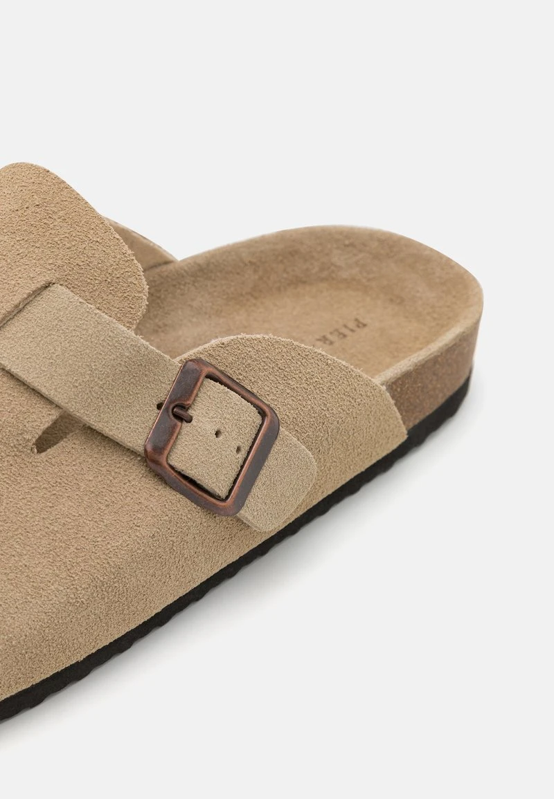 Pier One LEATHER UNISEX - Clogs - Beige 6 Pier One LEATHER UNISEX - Clogs - Beige – Bild 6