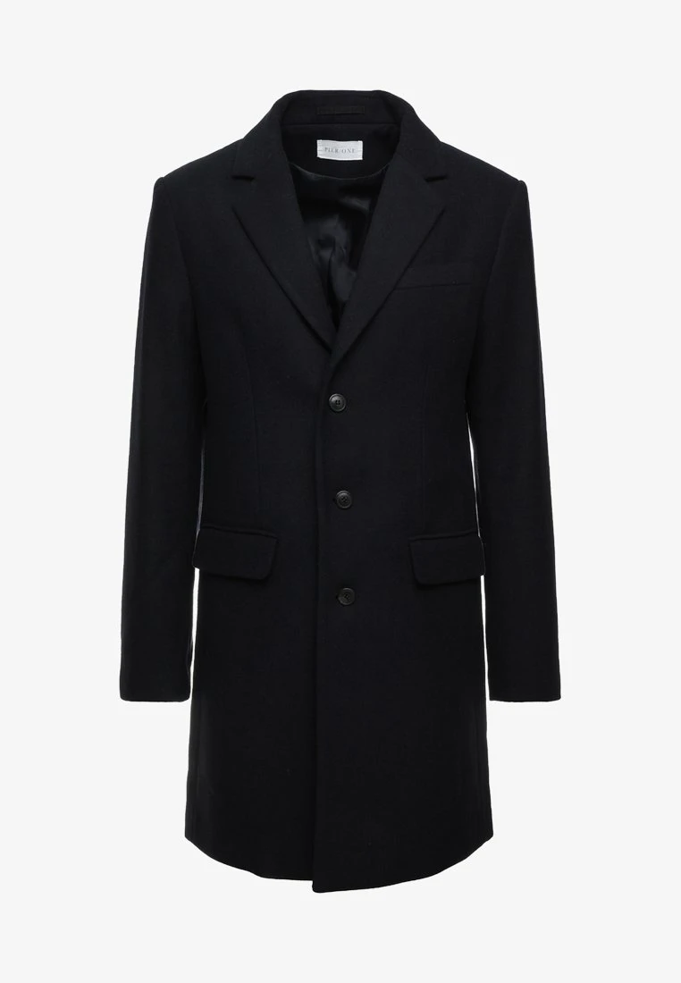 Pier One Klassischer Mantel - Dark Blue 4 Pier One Klassischer Mantel - Dark Blue – Bild 4