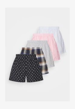 Pier One 5 PACK - Boxershorts - Blue/dark Blue/pink - -Herrenbekleidungsgeschäft 9fb699084db745fb82f3afe419449e07