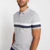 Pier One Poloshirt - Mottled Light Grey