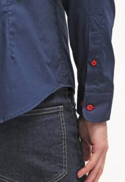 Pier One Hemd - Dark Blue/red -Herrenbekleidungsgeschäft b212f31e981944508589b4716cbae3d6