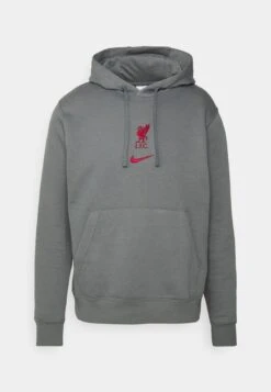 Nike Performance LIVERPOOL FC CLUB HOODIE - Sweatshirt - Smoke Grey/tough Red -Herrenbekleidungsgeschäft b49f30b9d3064a0aa50fc109a5663008