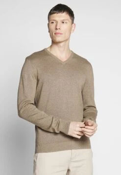 Pier One Strickpullover - Mottled Beige -Herrenbekleidungsgeschäft b87327700a284e3f9eeedc6281b3cb78 1
