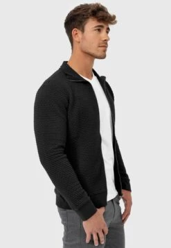 Indicode Jeans BERMIE - Sweatjacke - Black 10 Indicode Jeans BERMIE - Sweatjacke - Black -Herrenbekleidungsgeschäft b8e0b0cb20054b09aa21a3c7b58a883c