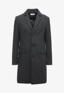 Pier One Klassischer Mantel - Mottled Grey -Herrenbekleidungsgeschäft c8fa6e82fd744e36a918c6eca16adc8c