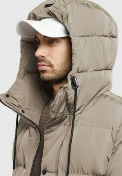 Khujo RAFI - Wintermantel - Taupe -Herrenbekleidungsgeschäft d188820ba00c4ab79fbf2f2f8f3d2d27