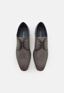 Pier One LEATHER - Schnürer - Dark Grey -Herrenbekleidungsgeschäft d23975841af045e1be7d4881d1e30800