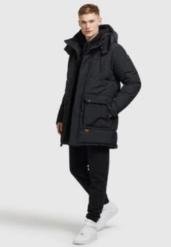 Khujo VIVAS - Wintermantel - Schwarz -Herrenbekleidungsgeschäft dc375b9ec6084a70bed64cad1644e086