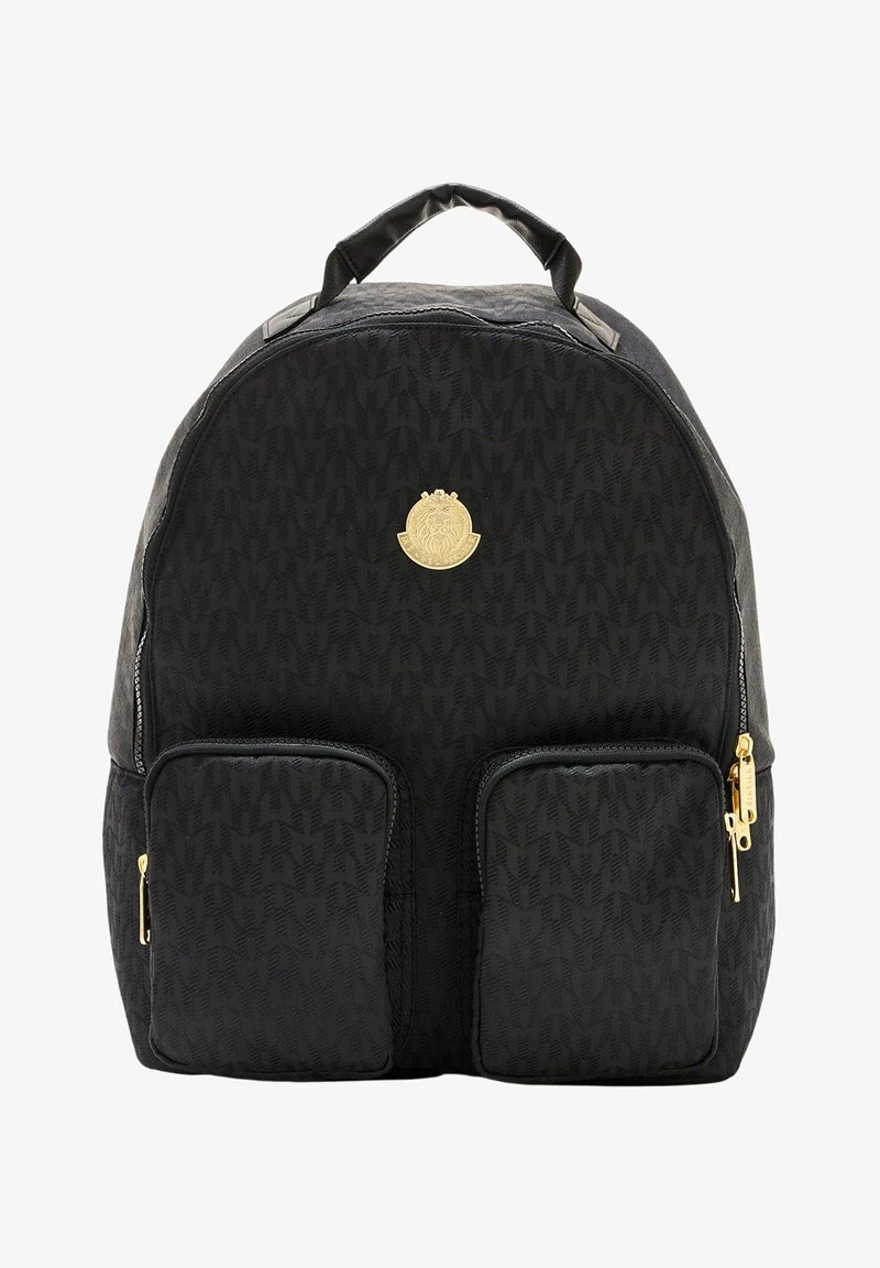 SikSilk MESSI COLLABORATION DOUBLE POCKET - Tagesrucksack - Black/gold 1 SikSilk MESSI COLLABORATION DOUBLE POCKET - Tagesrucksack - Black/gold