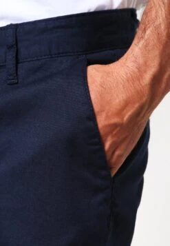 Pier One SLIM FIT CHINO - Chino - Dark Blue -Herrenbekleidungsgeschäft e9b0cf0937424b249f03ead3cee4c9bf