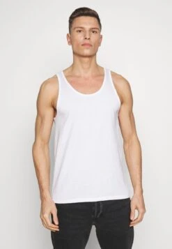 Pier One 2 PACK - Top - White -Herrenbekleidungsgeschäft ef14c75c4d9f467a9e4fd7734ffc23d2